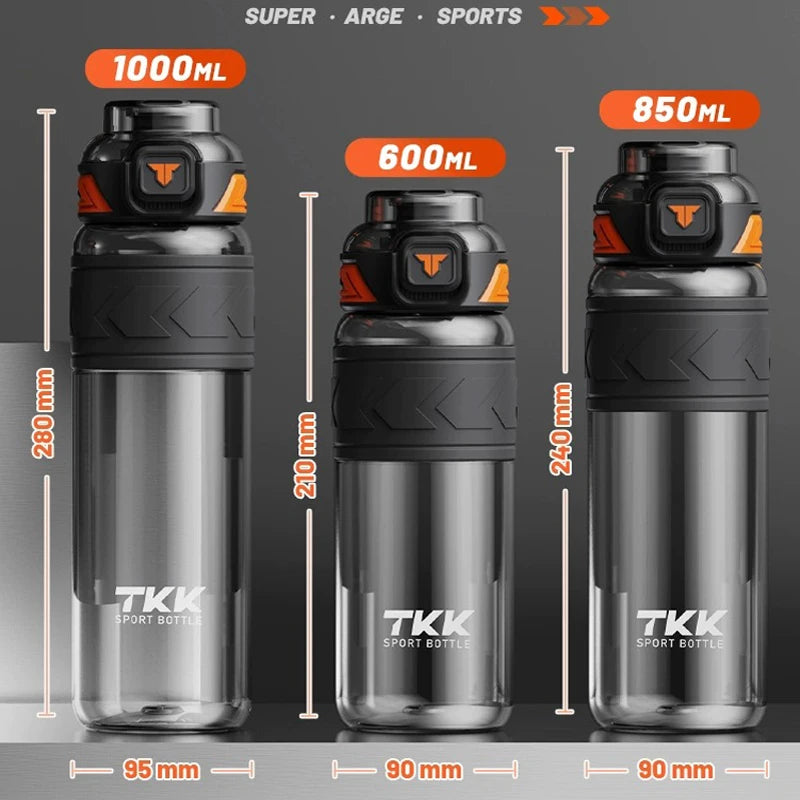 Garrafa de Água Esportiva TKK 600ml – Praticidade e Estilo para Atividades ao Ar Livre