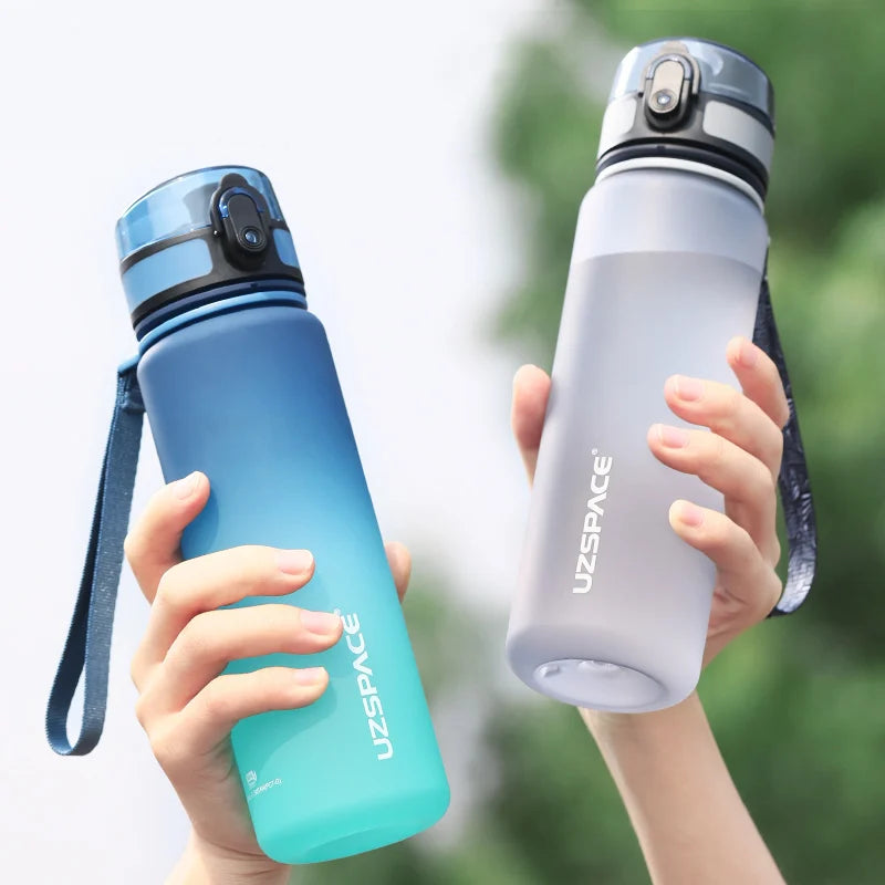 Garrafa de Água Esportiva 500ml UZPACE – Ideal para Aventura e Hidratação