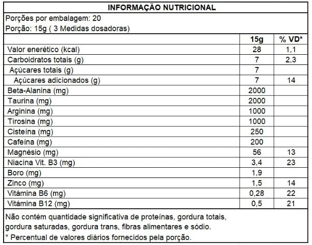 Pré-Treino Evolution 300g - Soldiers Nutrition